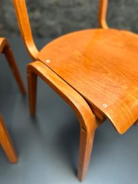 2 Stapelstühle Holz Esszimmer Küche Vintage - Bild 6