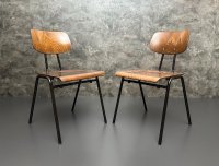 Stapelstühle Vintage Stahlrohr Schwarz 12 Stk - Bild 5
