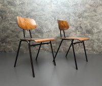 Stapelstühle Vintage Stahlrohr Schwarz 12 Stk - Bild 6