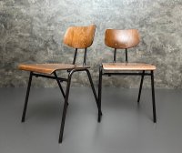 Stapelstühle Vintage Stahlrohr Schwarz 12 Stk - Bild 8