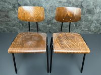 Stapelstühle Vintage Stahlrohr Schwarz 12 Stk - Bild 9