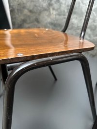 Stapelstühle Vintage Stahlrohr Schwarz 12 Stk - Bild 12