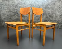 Vintage Holzstühle 60er Bauhaus Mid-Century Gastro ca. 80 Stk. - Bild 2