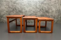 Satztische 3er-Set Teak Skandinavisch 1960er - Bild 3
