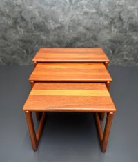 Satztische 3er-Set Teak Skandinavisch 1960er - Bild 5
