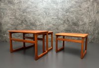 Satztische 3er-Set Teak Skandinavisch 1960er - Bild 9