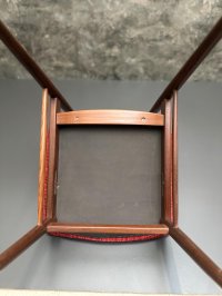 Dänische Teakholz Stühle 60er – Mid Century, rot, 6 Stk. - Bild 13