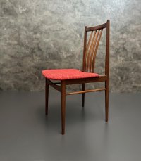 Dänische Teakholz Stühle 60er – Mid Century, rot, 6 Stk. - Bild 14