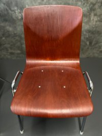 Pagholz Stapelstühle Vintage 4-6 Stk. Sitzhöhe 45,5 cm - Bild 9
