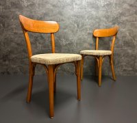 Original Thonet Stuhl 1930 Bugholz gepolstert - Bild 6