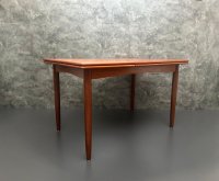 Vintage Esstisch Teak ausziehbar Dänemark 121-211 cm - Bild 7