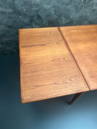 Vintage Esstisch Teak ausziehbar Dänemark 121-211 cm - Bild 10