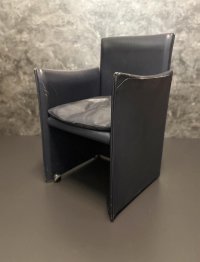 Cassina Sessel 401 Echtleder Designklassiker restaurierungsbedürftig - Bild 2
