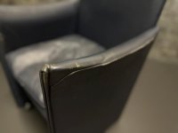 Cassina Sessel 401 Echtleder Designklassiker restaurierungsbedürftig - Bild 4