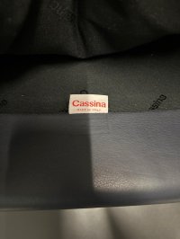 Cassina Sessel 401 Echtleder Designklassiker restaurierungsbedürftig - Bild 11