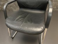 Wilkhahn Freischwinger / Besucher- & Konferenzstuhl, Leder & Kunstleder - Bild 18