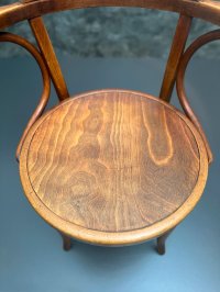 Thonet Armlehnstuhl 233 Vintage Buche - Bild 7
