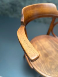 Thonet Armlehnstuhl 233 Vintage Buche - Bild 8