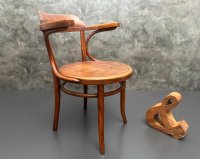 Thonet Armlehnstuhl 233 Vintage Buche - Bild 13