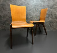 Vintage Holzstühle stapelbar ca. 40 Stk. Gastro - Bild 5