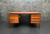 Arne Vodder Schreibtisch Teak Gasvig 130x75 cm - Bild 3