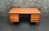 Arne Vodder Schreibtisch Teak Gasvig 130x75 cm - Bild 4