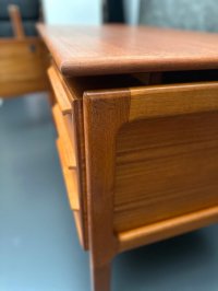 Arne Vodder Schreibtisch Teak Gasvig 130x75 cm - Bild 8