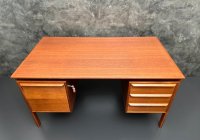 Arne Vodder Schreibtisch Teak Gasvig 130x75 cm - Bild 15