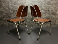 MH Stalmöbler Teak Stapelstühle Dänisch 70er - Bild 5