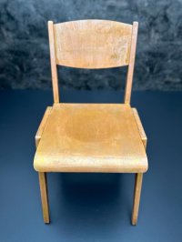 2 Stapelstühle Holz Vintage Gastro gebraucht - Bild 4