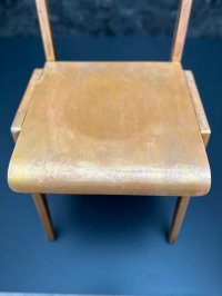 2 Stapelstühle Holz Vintage Gastro gebraucht - Bild 5