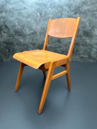 2 Stapelstühle Holz Vintage Gastro gebraucht - Bild 6