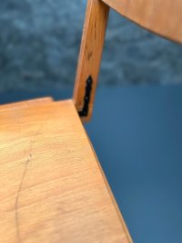 2 Stapelstühle Holz Vintage Gastro gebraucht - Bild 8