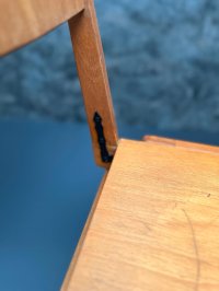 2 Stapelstühle Holz Vintage Gastro gebraucht - Bild 9