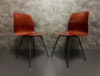 Pagholz Stühle 1960er Vintage Industrie Design - Bild 2