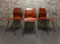 Pagholz Stühle 1960er Vintage Industrie Design - Bild 4