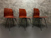 Pagholz Stühle 1960er Vintage Industrie Design - Bild 5