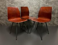 Pagholz Stühle 1960er Vintage Industrie Design - Bild 7