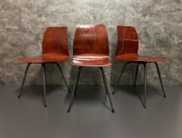 Pagholz Stühle 1960er Vintage Industrie Design - Bild 17