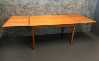 Dänischer Teak-Esstisch ausziehbar 125–227 cm 1960er - Bild 4