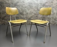Stapelstühle Vintage Grün Grau Gastro 12 Stk. - Bild 2