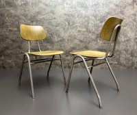 Stapelstühle Vintage Grün Grau Gastro 12 Stk. - Bild 5