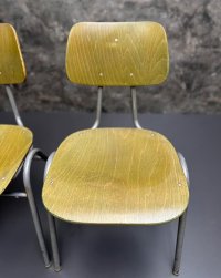 Stapelstühle Vintage Grün Grau Gastro 12 Stk. - Bild 9