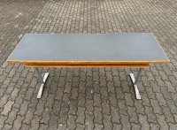 Ferdinand Kramer Vintage Schreibtisch Uni Frankfurt 165x55cm - Bild 1
