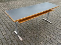 Ferdinand Kramer Vintage Schreibtisch Uni Frankfurt 165x55cm - Bild 2
