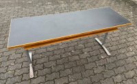 Ferdinand Kramer Vintage Schreibtisch Uni Frankfurt 165x55cm - Bild 4
