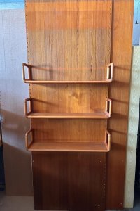 Cado Poul Cadovius Wandregal 3× Regalbrett Teak Dyrlund 90 cm - Bild 3