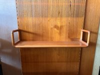 Cado Poul Cadovius Wandregal 3× Regalbrett Teak Dyrlund 90 cm - Bild 5