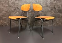 Vintage Stapelstühle 70er/80er Stahlrohr Grau ca. 30 Stk. - Bild 2