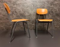 Vintage Stapelstühle 70er/80er Stahlrohr Grau ca. 30 Stk. - Bild 20